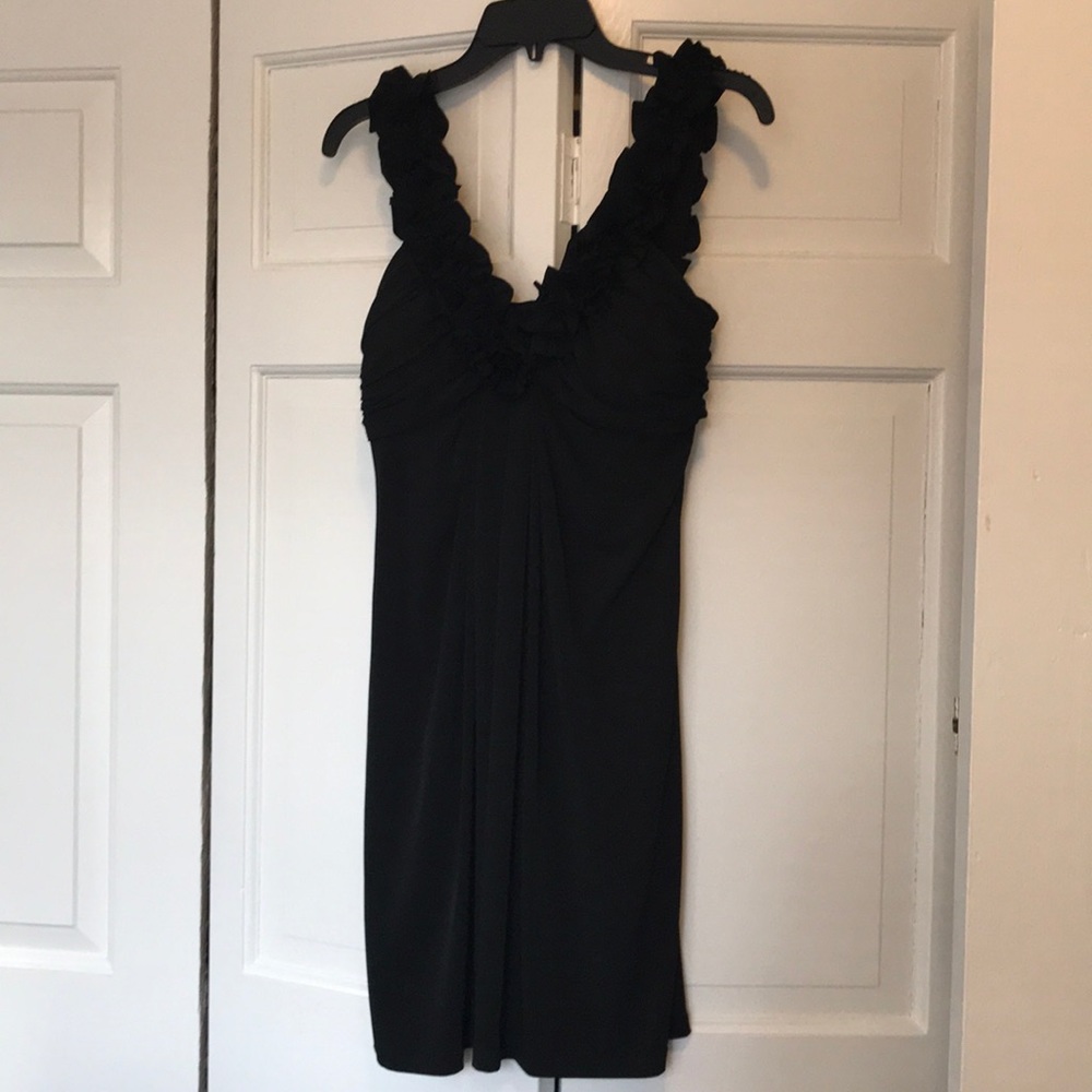 Ruffle Strap LBD from Maggy London